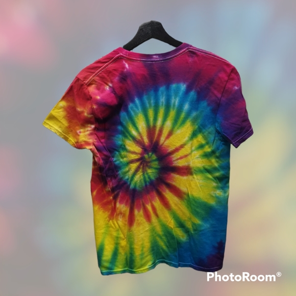 🆕💎Rare Animaniacs Tie Dye Rainbow Graphic Tee Size S Men Ripple Junction - Picture 2 of 5